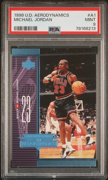 1998 Upper Deck Michael Jordan Aerodynamics #A1 card image