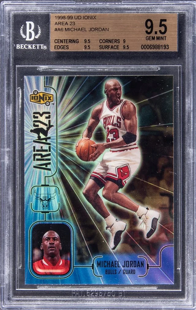 1998 Upper Deck Michael Jordan Area 23 #A6 card image