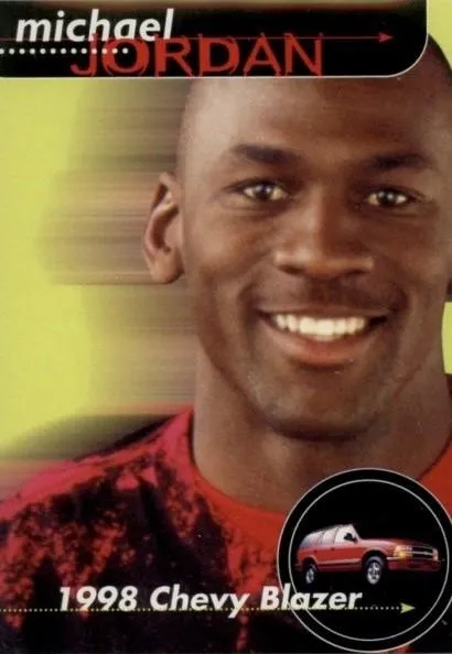 1998 Upper Deck Michael Jordan Chevy Blazer Michael Jordan #NNO card image