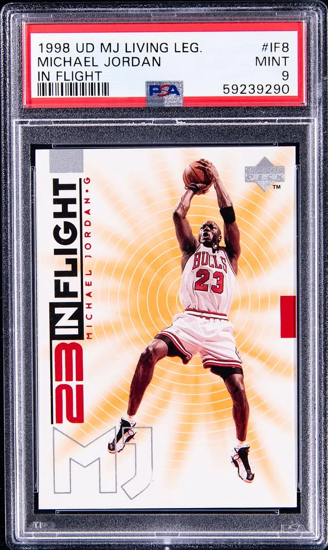 1998 Upper Deck Michael Jordan Mj Living Legend In Flight #IF8 card image