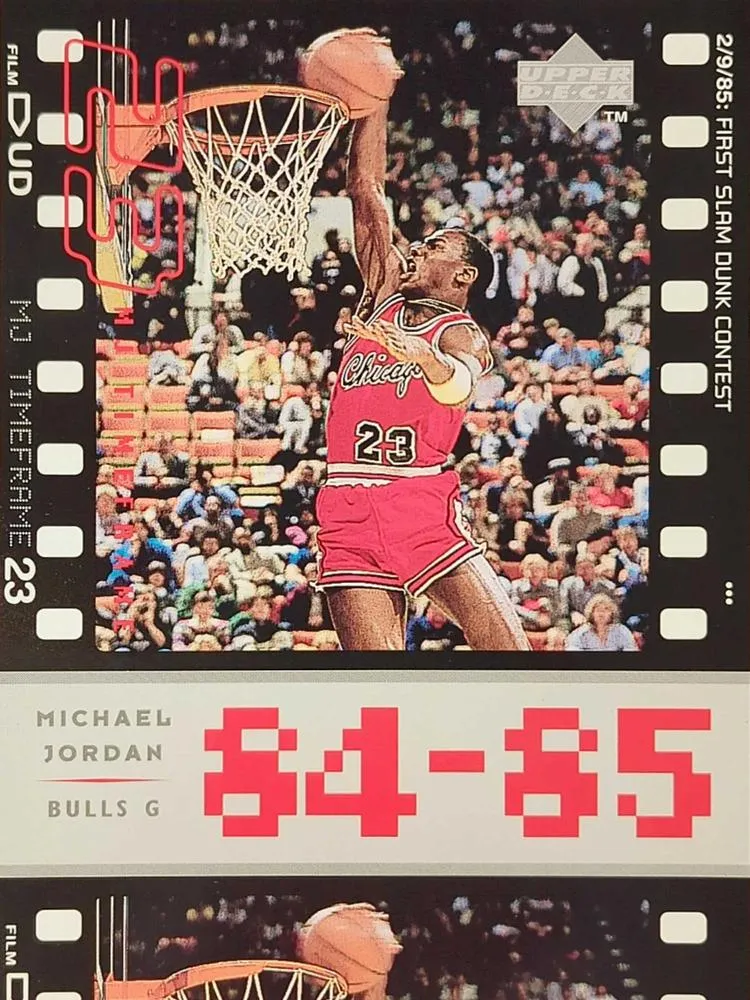 1998 Upper Deck Michael Jordan Living Legend Michael Jordan Timeframe Jumbo #J1 card image