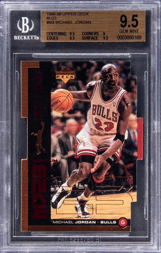 1998 Upper Deck Michael Jordan MJ23 #M9 card image