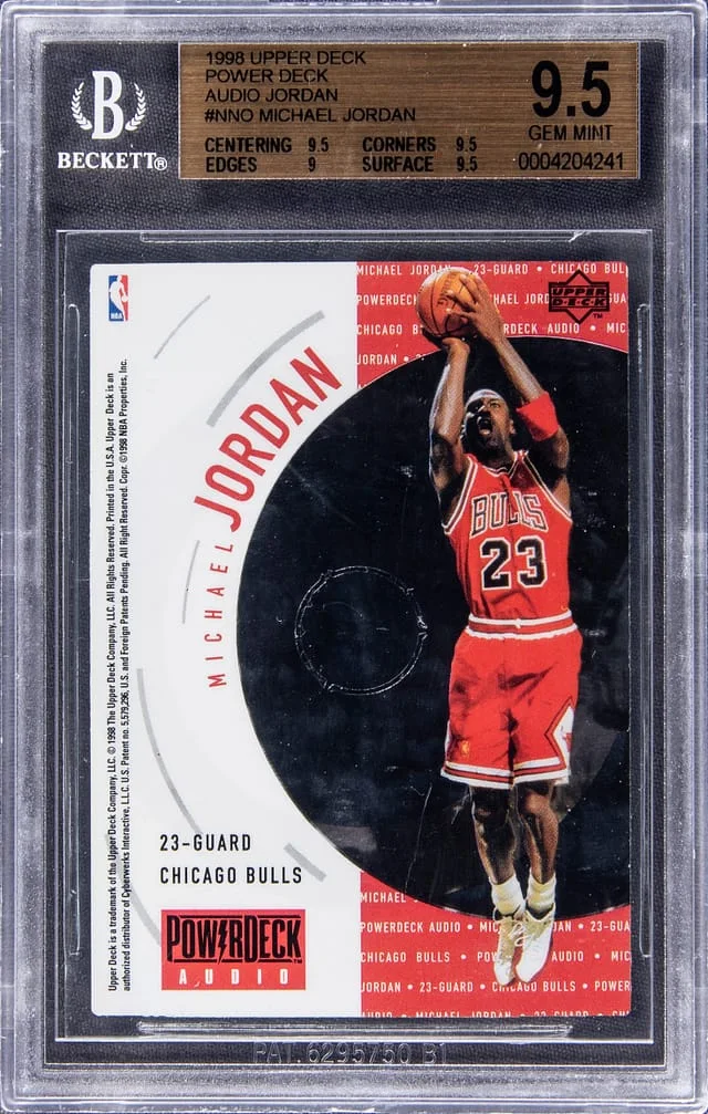 1998 Upper Deck Michael Jordan Power Deck #NNO card image
