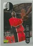 1998 Upper Deck Michael Jordan Stickers Michael Jordan #106 card image