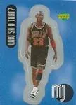 1998 Upper Deck Michael Jordan Stickers Michael Jordan Stick 'Ums #SU32 card image