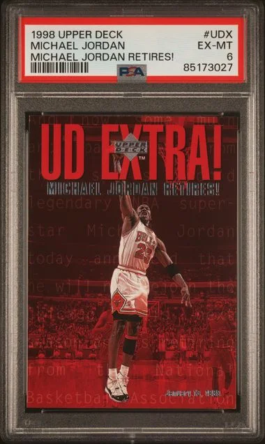 1998 Upper Deck Michael Jordan #UDX card image