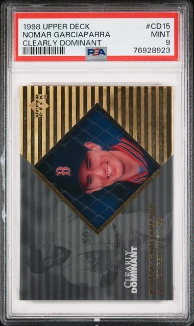 1998 Upper Deck Nomar Garciaparra Clearly Dominant #CD15 card image