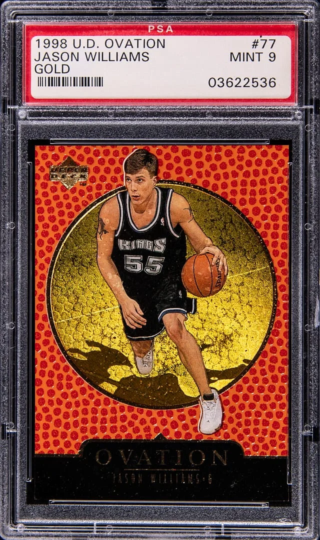 1998 Upper Deck Ovation Jason Williams Gold #77 card image