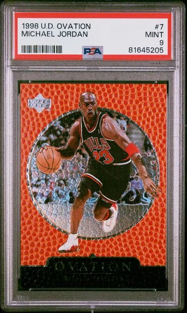 1998 Upper Deck Ovation Michael Jordan #7 card image