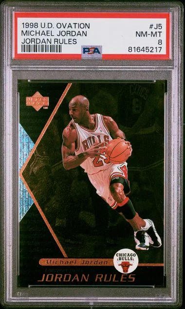 1998 Upper Deck Ovation Michael Jordan Jordan Rules #J5 card image
