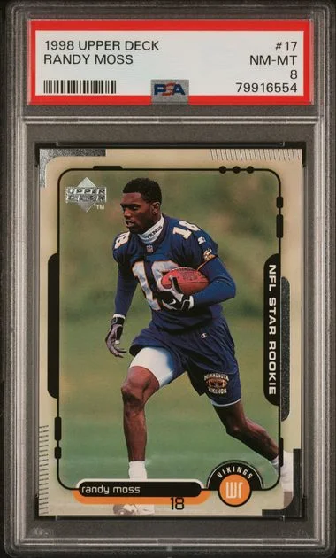 1998 Upper Deck Randy Moss #17 card image