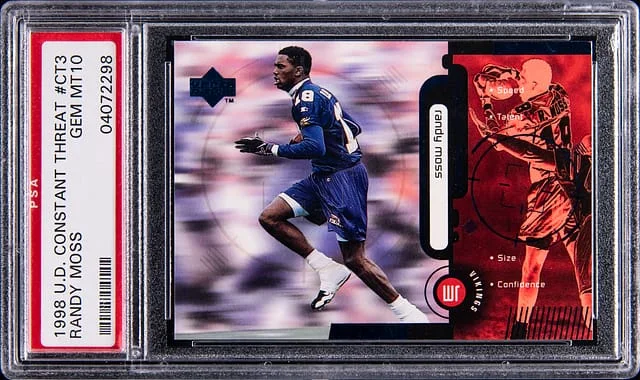 1998 Upper Deck Randy Moss Constant Threat #CT3 card image