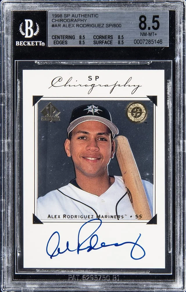 1998 Upper Deck SP Authentic Alex Rodriguez Chirography #AR card image