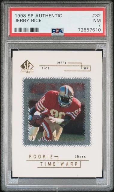 1998 Upper Deck SP Authentic Jerry Rice #32 card image
