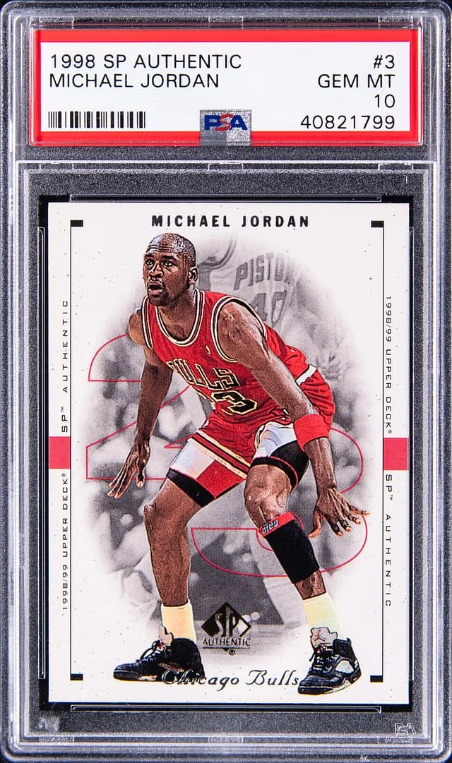 1998 Upper Deck SP Authentic Michael Jordan #3 card image
