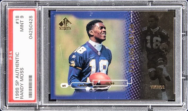 1998 Upper Deck SP Authentic Randy Moss #18 card image