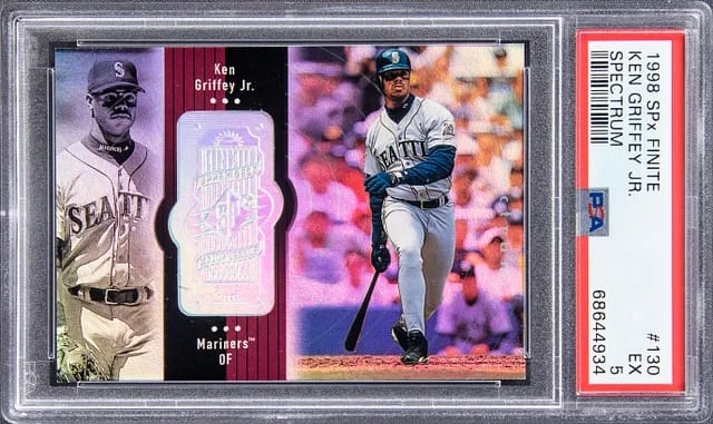 1998 Upper Deck SPx Ken Griffey Jr. Finite Spectrum #130 card image