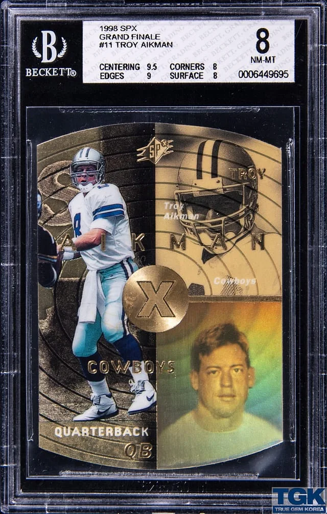 1998 Upper Deck SPx Troy Aikman Grand Finale #11 card image