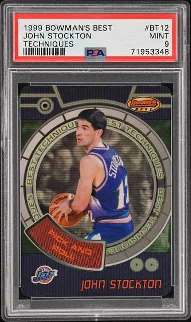 1999-00 Bowman Best John Stockton Techniques #BT12 card image