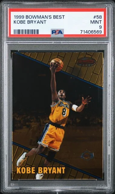 1999-00 Bowman's Best Kobe Bryant #58 card image