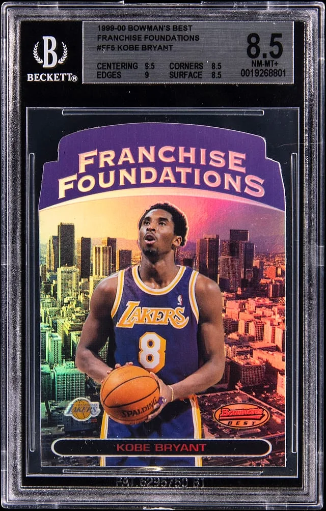 1999-00 Bowman's Best Kobe Bryant Franchise Foundations #FF5 card image