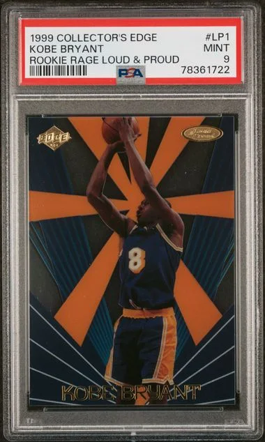 1999-00 Collector's Edge Rage Loud and Proud Kobe Bryant #LP1 card image