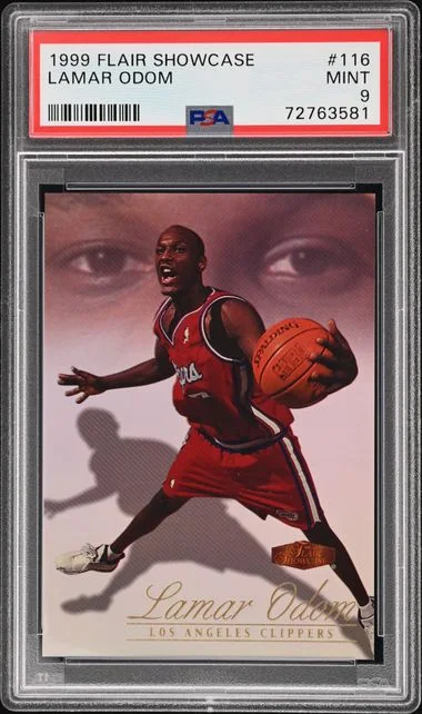1999-00 Flair Showcase Lamar Odom #116 card image