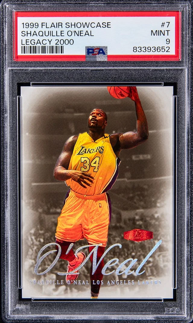 1999-00 Flair Showcase Shaquille O'Neal Legacy 2000 #7 card image