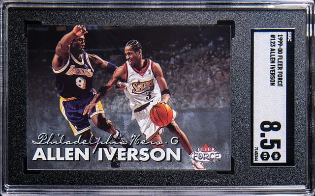 1999-00 Fleer Allen Iverson Force #123 card image