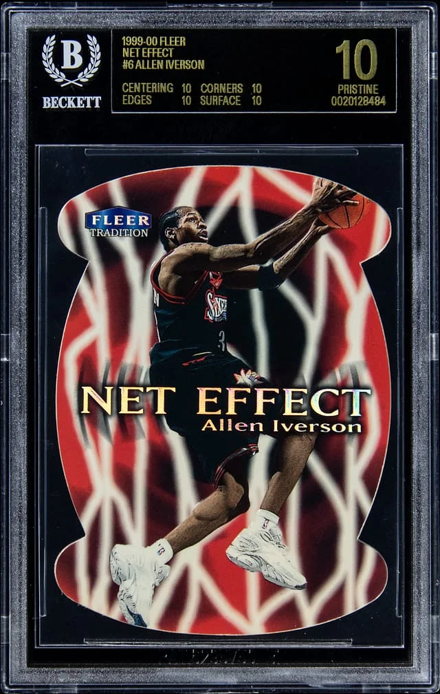 1999-00 Fleer Allen Iverson Net Effect #6 card image