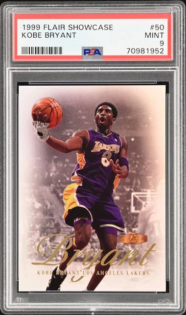 1999-00 Fleer Flair Showcase Kobe Bryant #50 card image