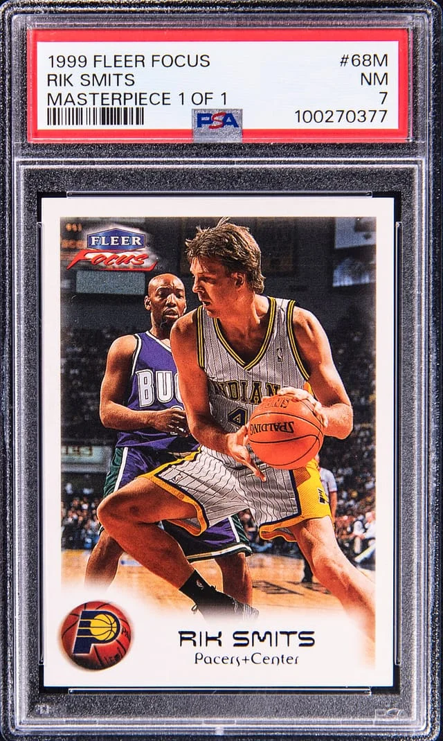 1999-00 Fleer Focus Rik Smits Masterpiece #68M card image