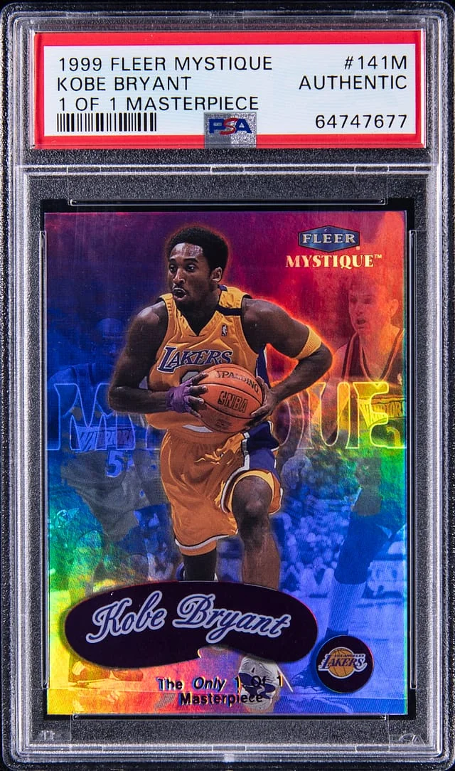 1999-00 Fleer Mystique Kobe Bryant Masterpiece #141M card image