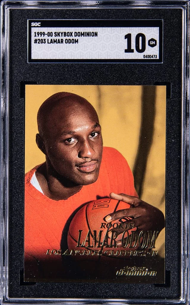 1999-00 Fleer SkyBox Lamar Odom Dominion #203 card image