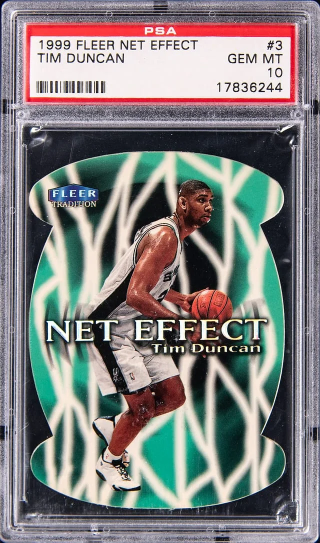 1999-00 Fleer Tim Duncan Net Effect #3 card image