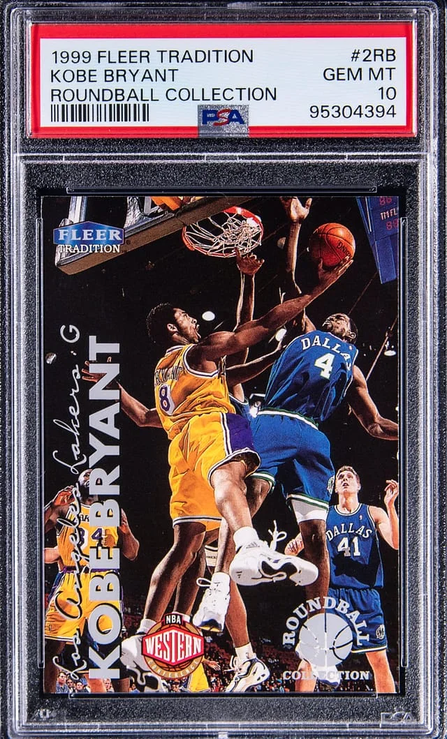 1999-00 Fleer Tradition Kobe Bryant Roundball Collection #2RB card image