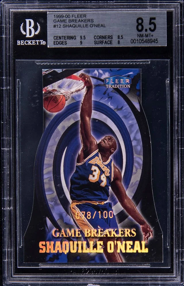 1999-00 Fleer Tradition Shaquille O'Neal Game Breakers #12 card image