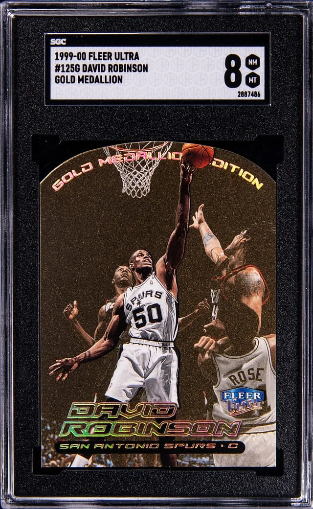 1999-00 Fleer Ultra David Robinson Gold Medallion #125G card image