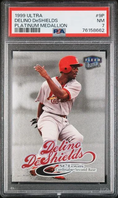 1999-00 Fleer Ultra Delino DeShields Platinum Medallion #9P card image