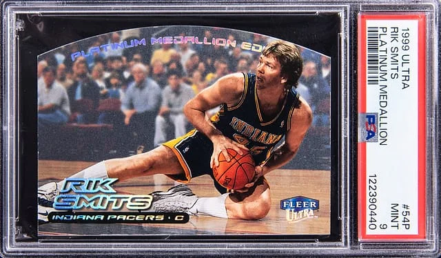 1999-00 Fleer Ultra Rik Smits Platinum Medallion #54P card image