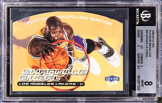 1999-00 Fleer Ultra Shaquille O'Neal Platinum Medallion #40 card image