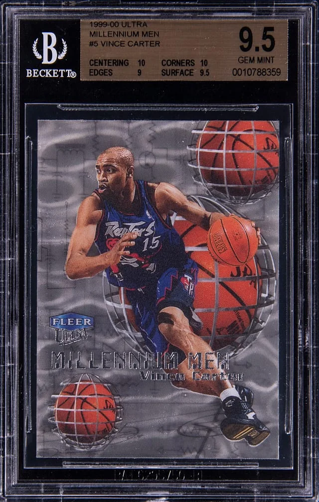 1999-00 Fleer Ultra Vince Carter Millennium Men #5 card image