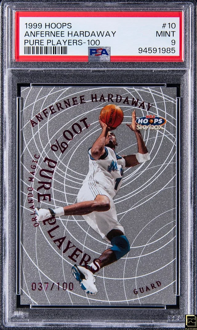 1999-00 Hoops Anfernee Hardaway Pure Players-100 #10 card image