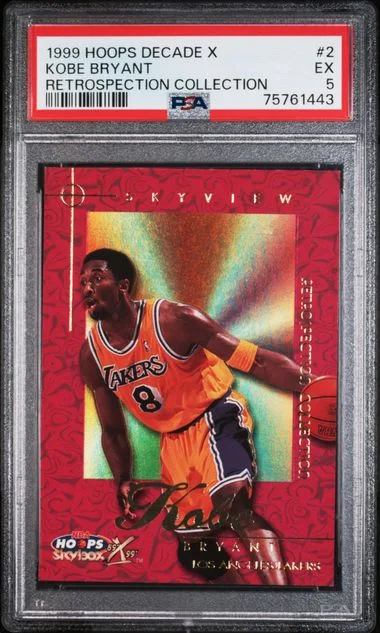 1999-00 Hoops Kobe Bryant Decade X Retrospection Collection #2 card image