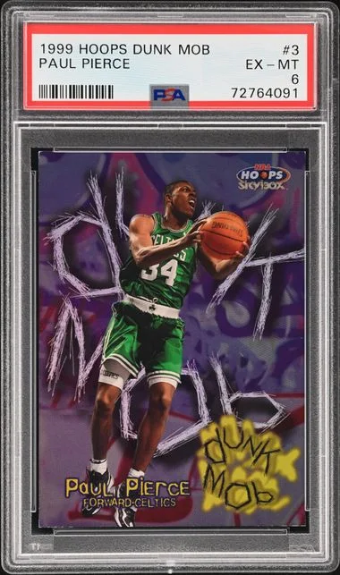 1999-00 Hoops Paul Pierce Dunk Mob #3 card image