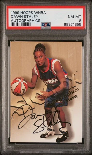 1999-00 Hoops WNBA Autographics Dawn Staley #no-number card image