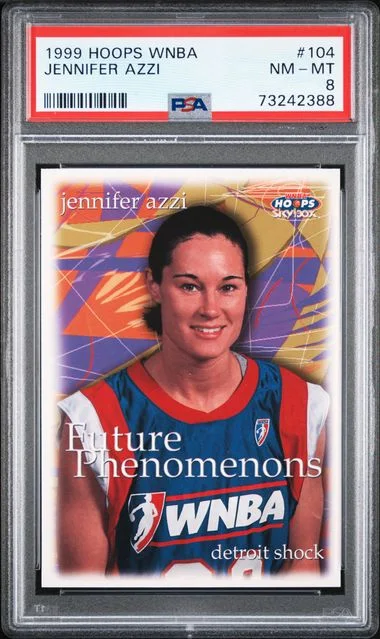 1999-00 Panini Hoops Jennifer Azzi WNBA #104 card image