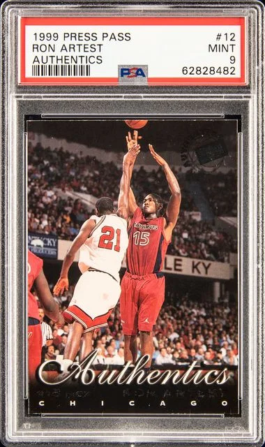 1999-00 Press Pass Authentics Ron Artest #12 card image