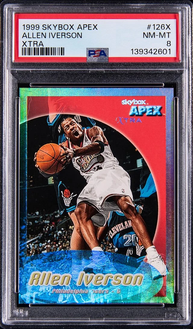 1999-00 SkyBox Allen Iverson Apex Xtra #126X card image