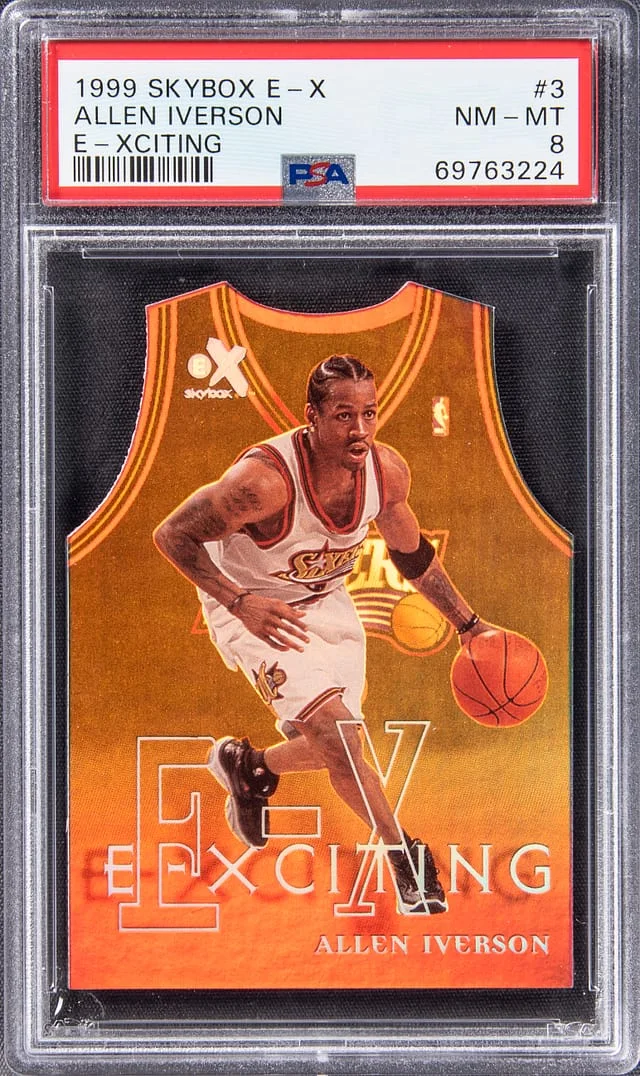 1999-00 SkyBox E-X Allen Iverson E-Xciting #3 card image